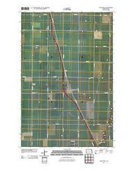 Argusville North Dakota Historical topographic map, 1:24000 scale, 7.5 X 7.5 Minute, Year 2011
