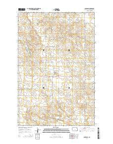 Arnegard North Dakota Current topographic map, 1:24000 scale, 7.5 X 7.5 Minute, Year 2014
