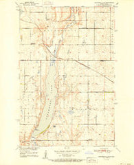 Arrowwood Lake North Dakota Historical topographic map, 1:24000 scale, 7.5 X 7.5 Minute, Year 1951