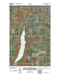 Arrowwood Lake North Dakota Historical topographic map, 1:24000 scale, 7.5 X 7.5 Minute, Year 2011