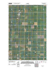 Arthur North Dakota Historical topographic map, 1:24000 scale, 7.5 X 7.5 Minute, Year 2011