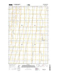 Arthur SE North Dakota Current topographic map, 1:24000 scale, 7.5 X 7.5 Minute, Year 2014