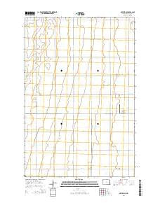 Arthur SE North Dakota Current topographic map, 1:24000 scale, 7.5 X 7.5 Minute, Year 2014