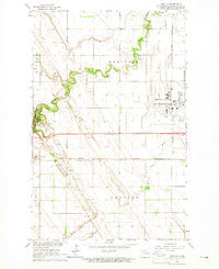 Arvilla North Dakota Historical topographic map, 1:24000 scale, 7.5 X 7.5 Minute, Year 1963