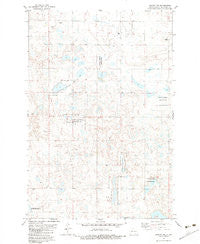 Ashley NE North Dakota Historical topographic map, 1:24000 scale, 7.5 X 7.5 Minute, Year 1982