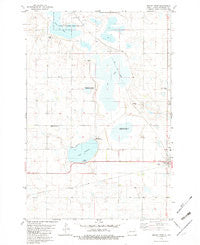 Ashley West North Dakota Historical topographic map, 1:24000 scale, 7.5 X 7.5 Minute, Year 1982