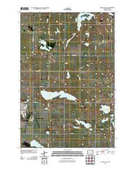 Ashley East North Dakota Historical topographic map, 1:24000 scale, 7.5 X 7.5 Minute, Year 2011