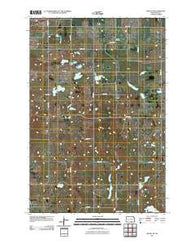 Ashley NE North Dakota Historical topographic map, 1:24000 scale, 7.5 X 7.5 Minute, Year 2011