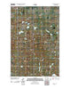 Ashley NE North Dakota Historical topographic map, 1:24000 scale, 7.5 X 7.5 Minute, Year 2011