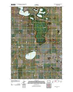 Ashley West North Dakota Historical topographic map, 1:24000 scale, 7.5 X 7.5 Minute, Year 2011