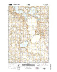 Ashley West North Dakota Current topographic map, 1:24000 scale, 7.5 X 7.5 Minute, Year 2014