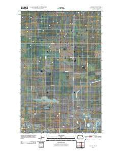 Atcoal North Dakota Historical topographic map, 1:24000 scale, 7.5 X 7.5 Minute, Year 2011