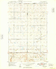 Atcoal North Dakota Historical topographic map, 1:24000 scale, 7.5 X 7.5 Minute, Year 1949