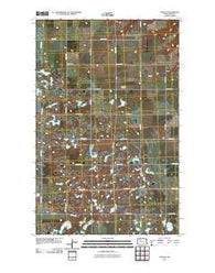 Aurelia North Dakota Historical topographic map, 1:24000 scale, 7.5 X 7.5 Minute, Year 2011