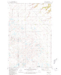 Aurelia North Dakota Historical topographic map, 1:24000 scale, 7.5 X 7.5 Minute, Year 1980