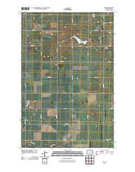 Ayr North Dakota Historical topographic map, 1:24000 scale, 7.5 X 7.5 Minute, Year 2011