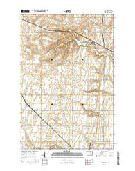 Ayr North Dakota Current topographic map, 1:24000 scale, 7.5 X 7.5 Minute, Year 2014