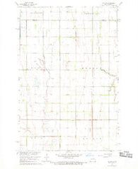 Ayr NE North Dakota Historical topographic map, 1:24000 scale, 7.5 X 7.5 Minute, Year 1967