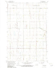Ayr NE North Dakota Historical topographic map, 1:24000 scale, 7.5 X 7.5 Minute, Year 1967