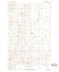 Ayr NW North Dakota Historical topographic map, 1:24000 scale, 7.5 X 7.5 Minute, Year 1967