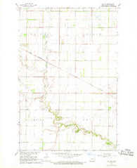 Ayr SE North Dakota Historical topographic map, 1:24000 scale, 7.5 X 7.5 Minute, Year 1967