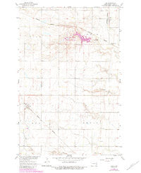 Ayr North Dakota Historical topographic map, 1:24000 scale, 7.5 X 7.5 Minute, Year 1967