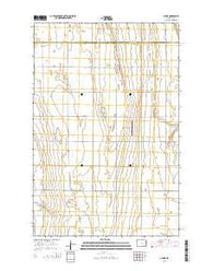 Ayr NE North Dakota Current topographic map, 1:24000 scale, 7.5 X 7.5 Minute, Year 2014
