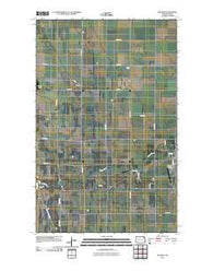Backoo North Dakota Historical topographic map, 1:24000 scale, 7.5 X 7.5 Minute, Year 2011