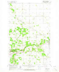 Backoo North Dakota Historical topographic map, 1:24000 scale, 7.5 X 7.5 Minute, Year 1964