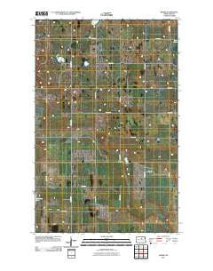 Baker North Dakota Historical topographic map, 1:24000 scale, 7.5 X 7.5 Minute, Year 2011
