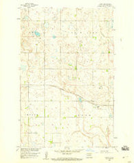 Baker North Dakota Historical topographic map, 1:24000 scale, 7.5 X 7.5 Minute, Year 1958
