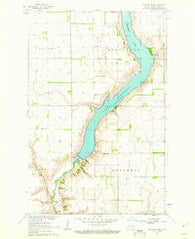 Baldhill Dam North Dakota Historical topographic map, 1:24000 scale, 7.5 X 7.5 Minute, Year 1961