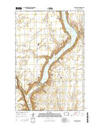 Baldhill Dam North Dakota Current topographic map, 1:24000 scale, 7.5 X 7.5 Minute, Year 2014