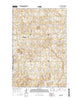 Baldwin North Dakota Current topographic map, 1:24000 scale, 7.5 X 7.5 Minute, Year 2014