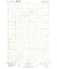Baldwin North Dakota Historical topographic map, 1:24000 scale, 7.5 X 7.5 Minute, Year 1979