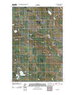 Balfour North Dakota Historical topographic map, 1:24000 scale, 7.5 X 7.5 Minute, Year 2011