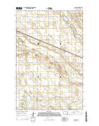 Balfour North Dakota Current topographic map, 1:24000 scale, 7.5 X 7.5 Minute, Year 2014