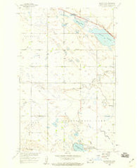 Balfour NW North Dakota Historical topographic map, 1:24000 scale, 7.5 X 7.5 Minute, Year 1958