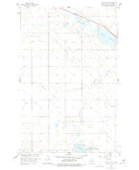 Balfour NW North Dakota Historical topographic map, 1:24000 scale, 7.5 X 7.5 Minute, Year 1958