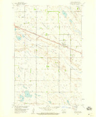 Balfour North Dakota Historical topographic map, 1:24000 scale, 7.5 X 7.5 Minute, Year 1958
