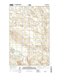 Balta North Dakota Current topographic map, 1:24000 scale, 7.5 X 7.5 Minute, Year 2014
