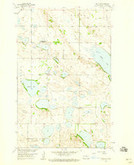 Balta SE North Dakota Historical topographic map, 1:24000 scale, 7.5 X 7.5 Minute, Year 1958