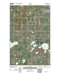 Balta NW North Dakota Historical topographic map, 1:24000 scale, 7.5 X 7.5 Minute, Year 2011