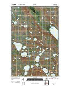 Balta SE North Dakota Historical topographic map, 1:24000 scale, 7.5 X 7.5 Minute, Year 2011