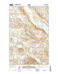 Balta SE North Dakota Current topographic map, 1:24000 scale, 7.5 X 7.5 Minute, Year 2014
