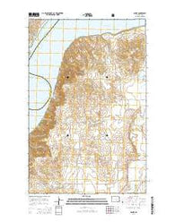 Banks North Dakota Current topographic map, 1:24000 scale, 7.5 X 7.5 Minute, Year 2014