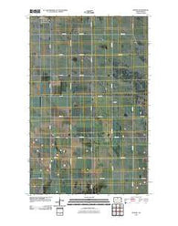 Bantry North Dakota Historical topographic map, 1:24000 scale, 7.5 X 7.5 Minute, Year 2011