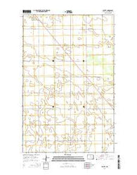 Bantry North Dakota Current topographic map, 1:24000 scale, 7.5 X 7.5 Minute, Year 2014