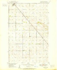 Bantry North Dakota Historical topographic map, 1:24000 scale, 7.5 X 7.5 Minute, Year 1950