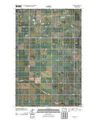 Barlow North Dakota Historical topographic map, 1:24000 scale, 7.5 X 7.5 Minute, Year 2011